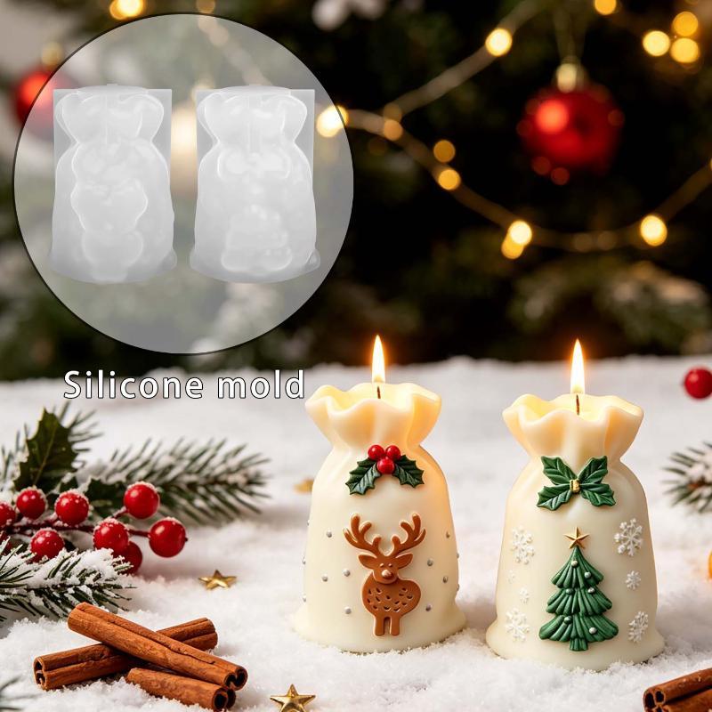Art And Craft For Xmas - Herbruikbare Kerstmanzak Siliconen Mal met Gemakkelijk