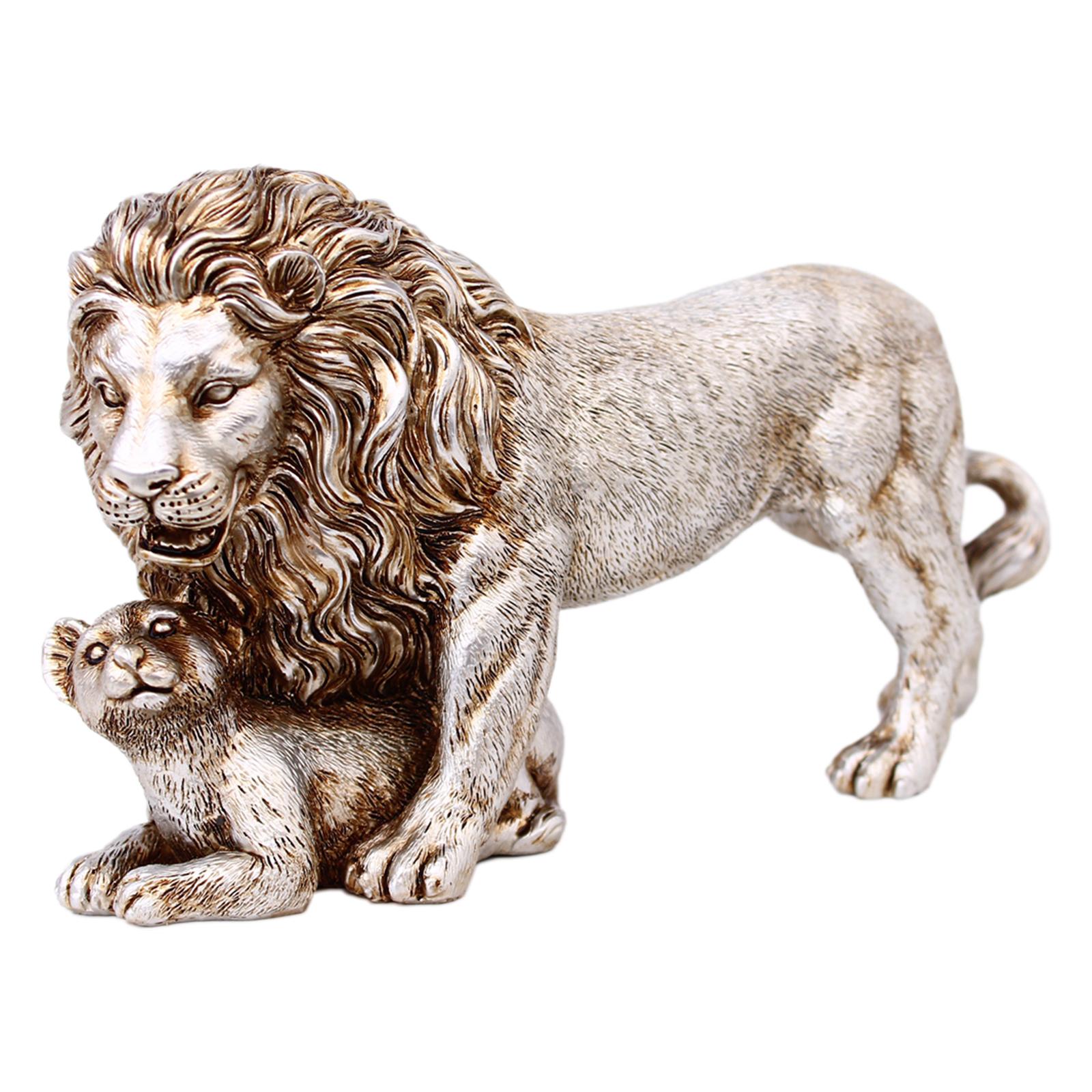 Art Craft Lion - Leeuw Standbeeld Woondecoratie Art Decor Craft
