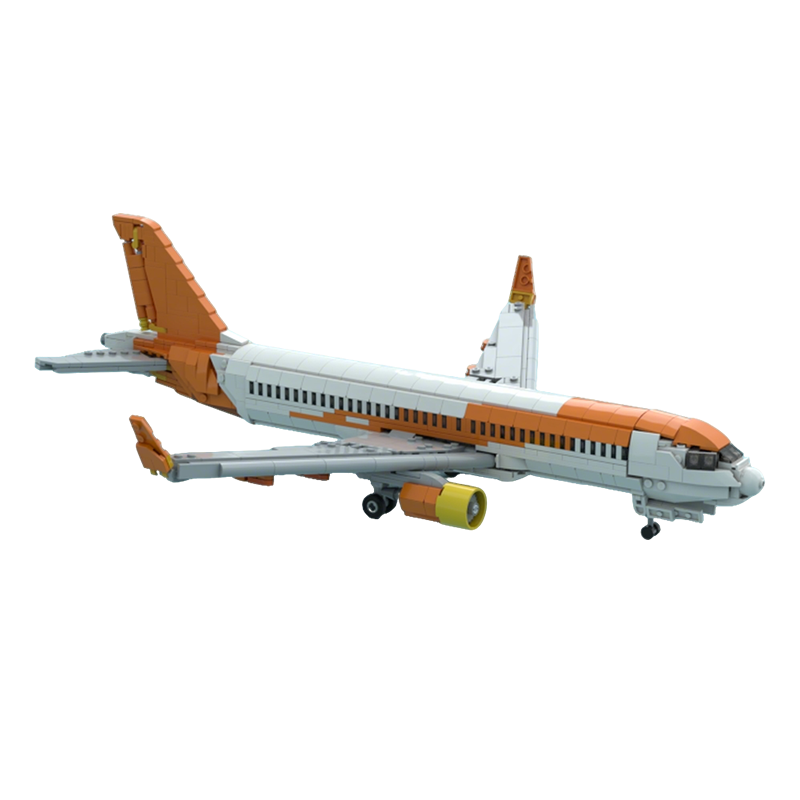 Art Craft Easy Ideas - 1100 stuks MOC Easy Jet Airbuss