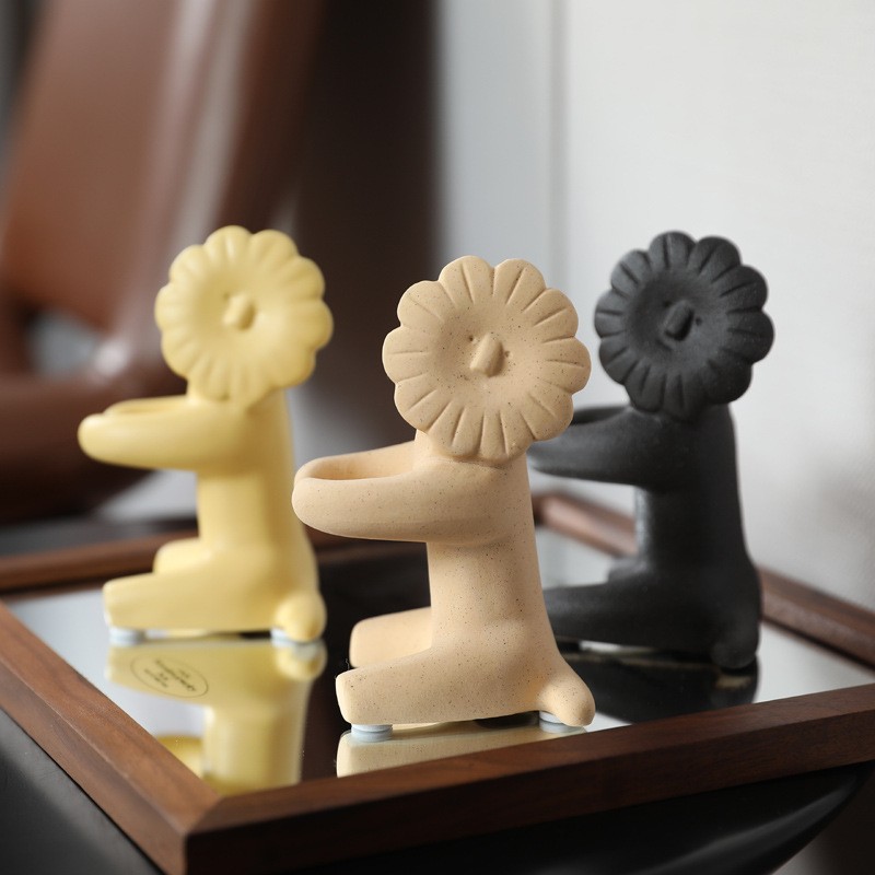 Art Craft Lion - Nordic Morandi Kleur Dier Leeuw Abstract