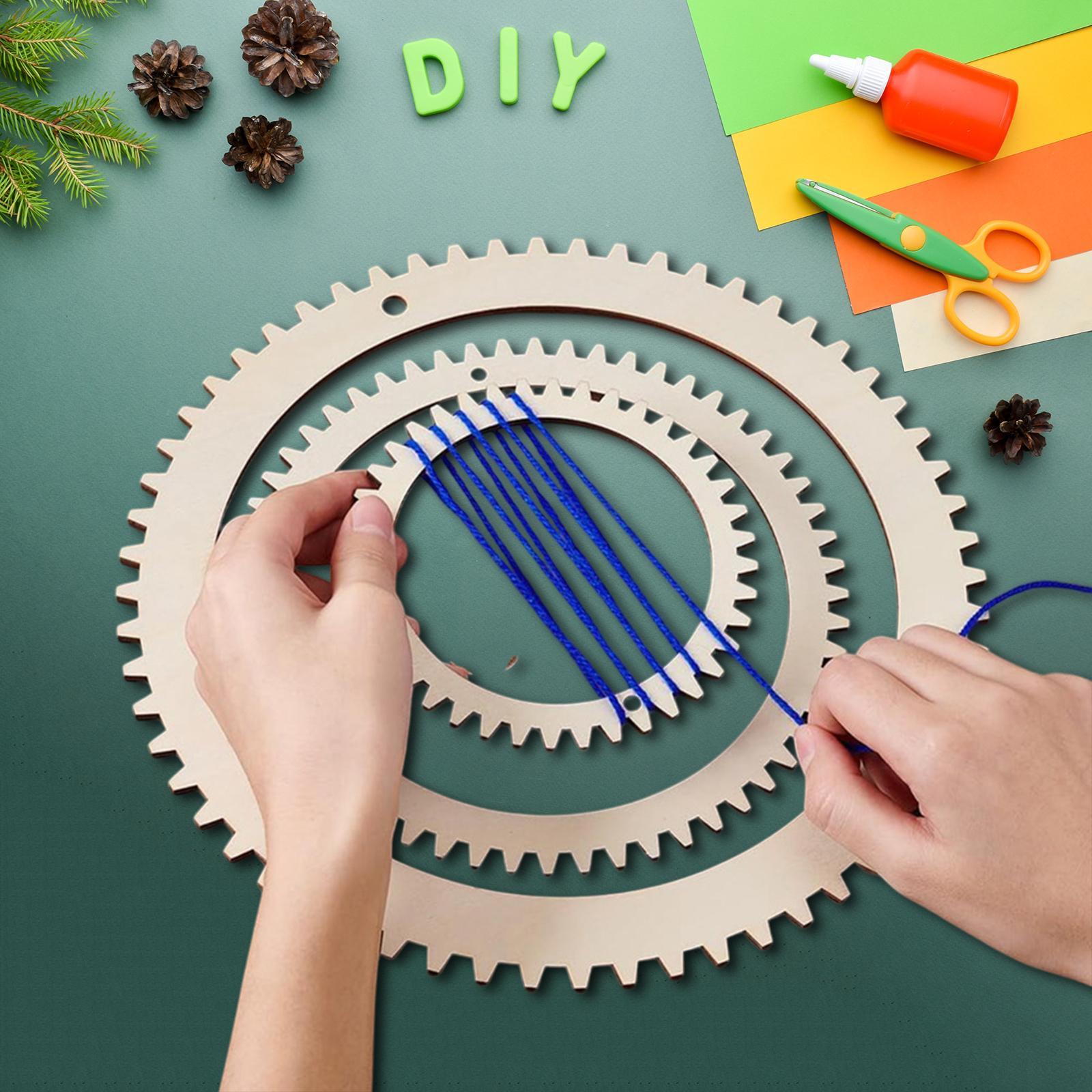 Loom Weaving Frame - DIY Weefgetouwset met houten frame, knutselgereedschap