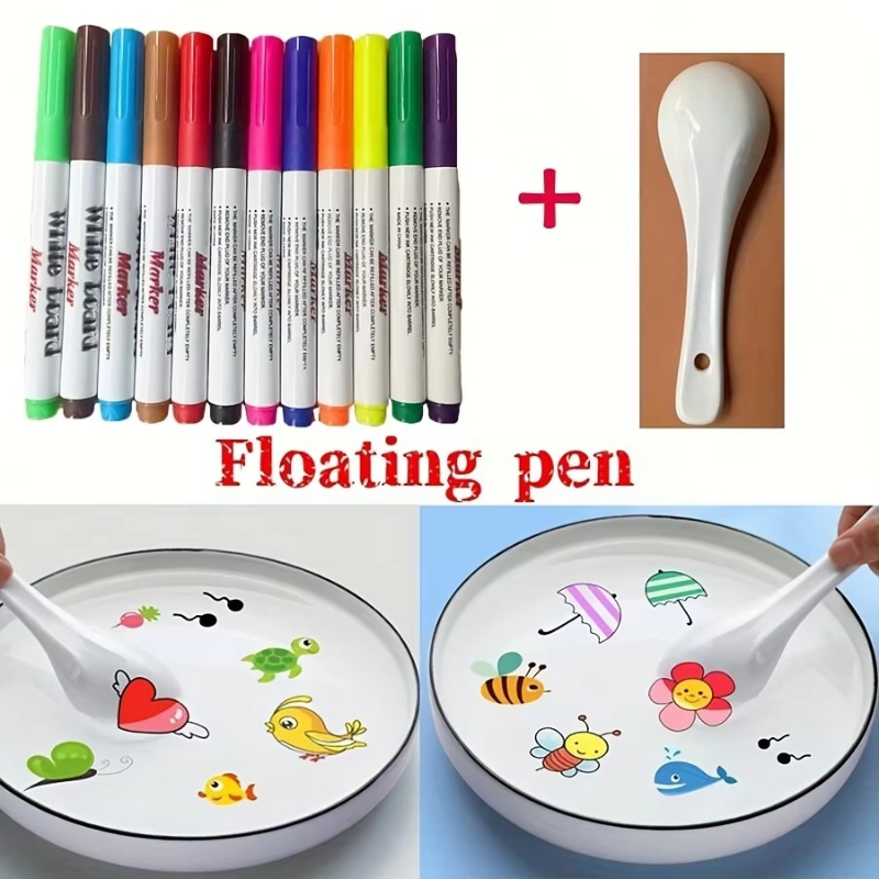 Illustration Marker Set - 1/3/5set Waterverf Drijvende Pen Kinderen Tekenspullen