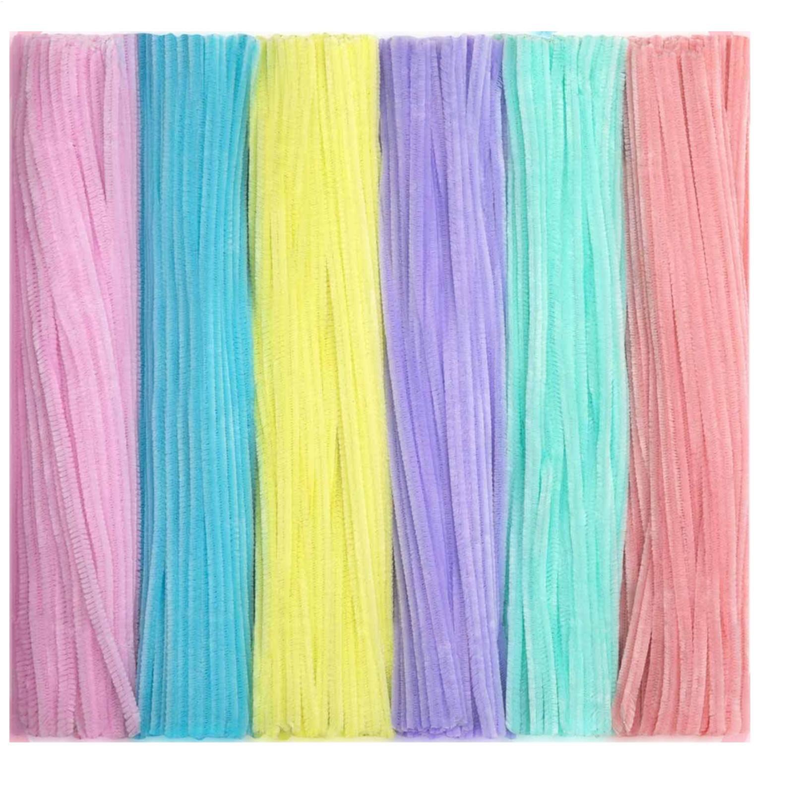 Art Craft School - Chenille-stengels, pijpreinigers, kleurrijke reinigers, knutselstrips, knutselmateriaal,