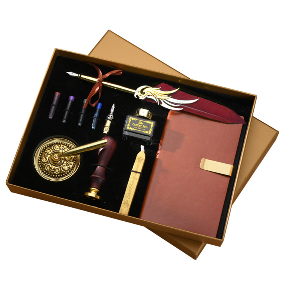 Calligraphy Pen Set - Quillpen en inktset, retro verenpen met