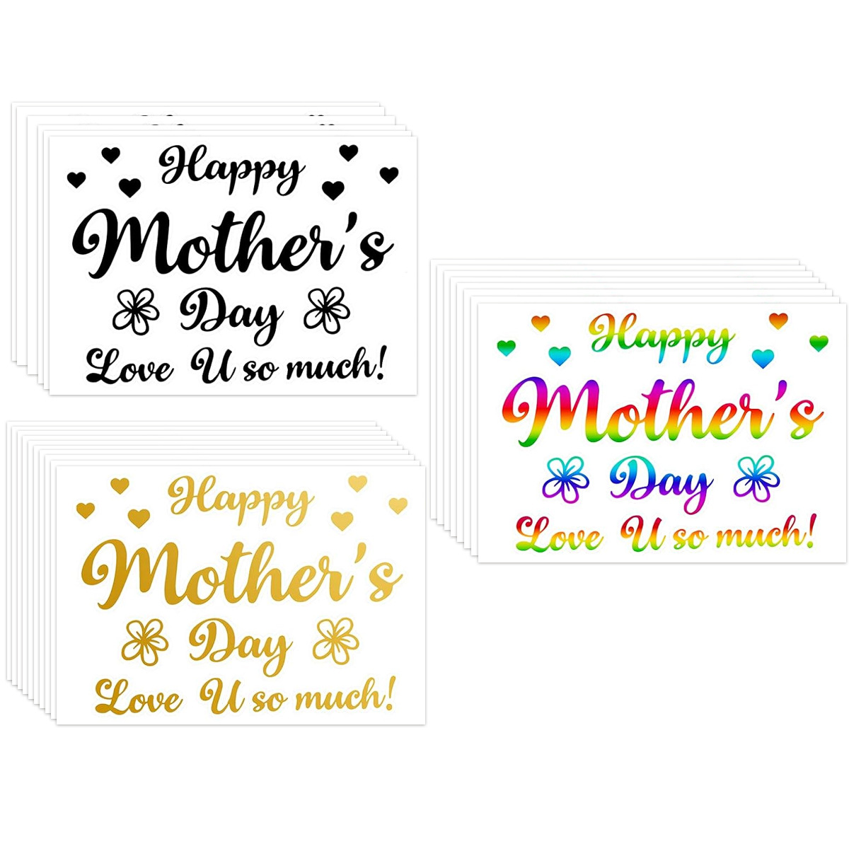 Art And Craft For Mother'S Day - Moederdag feestballonstickers Doorzichtige bubbelraamstickers DIY decoratie