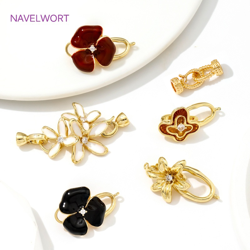 Art Craft Making - Multi stijlen 18K vergulde messing parel