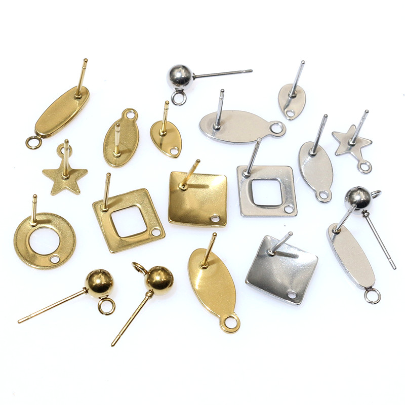 Art Craft Making - 20 stuks roestvrij staal hobby oorbellen