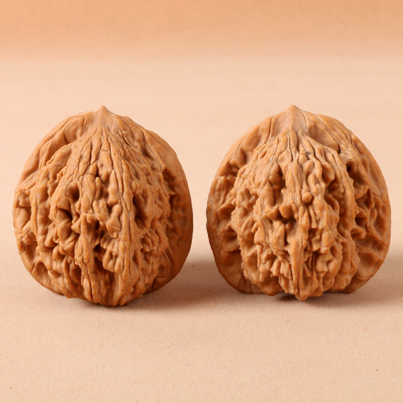 Art Craft Lion - Natuurlijke Wenwan Walnoot Handmassageballen Leeuwenkop Tijgerkop