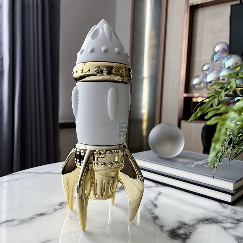 Art And Craft Rocket - l*-Space Rocket Ornamenten, Creatief Kunstwerk Decor,