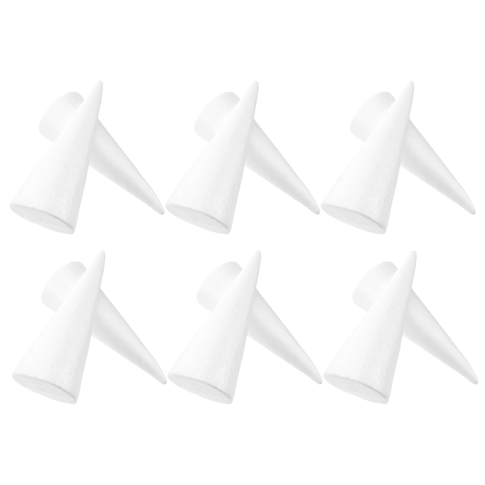 12 stuks schuimkegels, witte p - Art And Craft For Xmas recensie en prijs