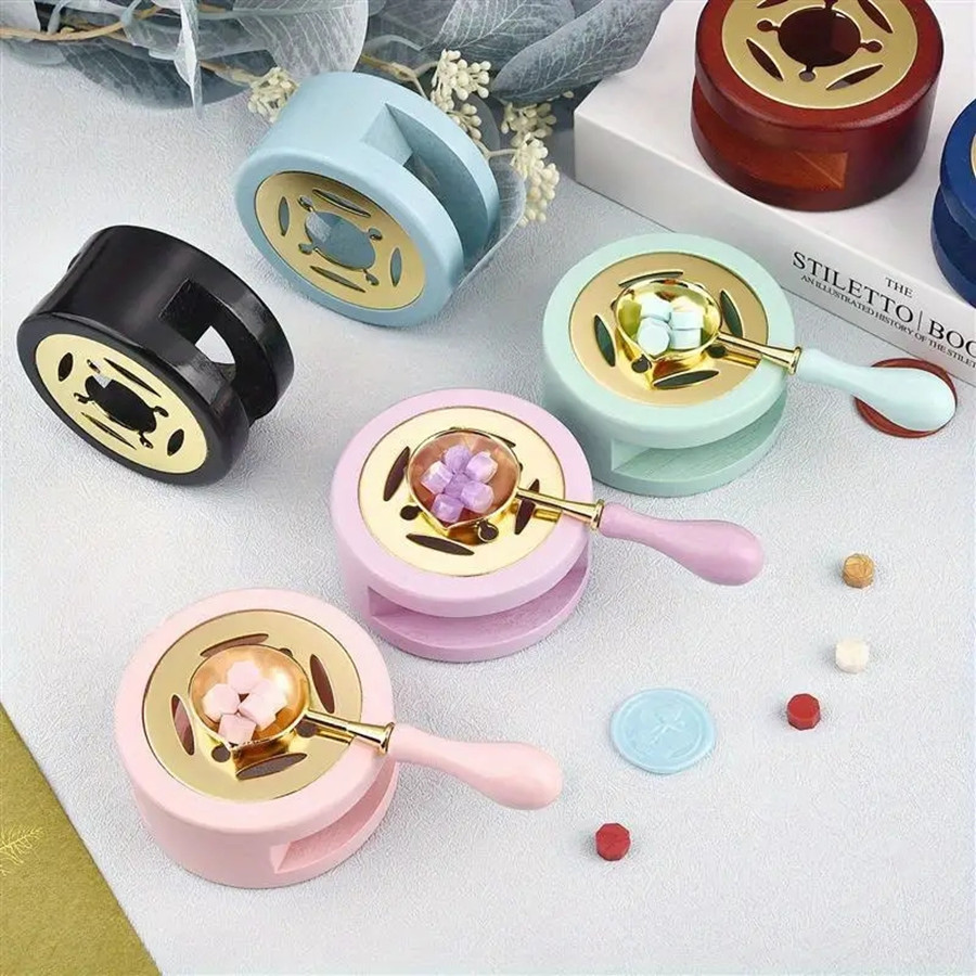 1set Wax Seal Warmer Kit, Hout - Batik Wax Kit recensie en prijs