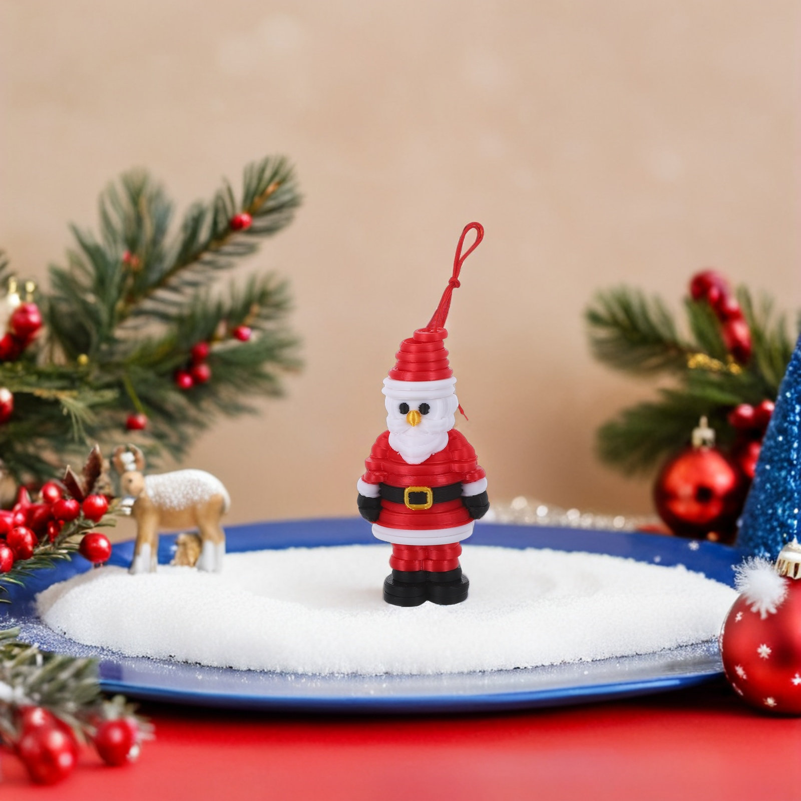 1Set Button Art Kerstman Ornam - Art And Craft For Xmas recensie en prijs