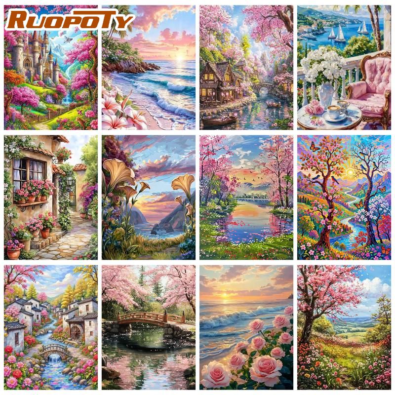 RUOPOTY Zonsondergang Strand S - Art Craft Easy Ideas recensie en prijs