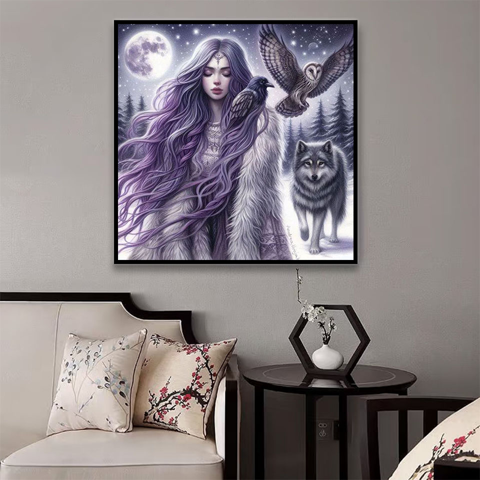 5D DIY diamantschilderij: vrou - Art Craft Lion recensie en prijs