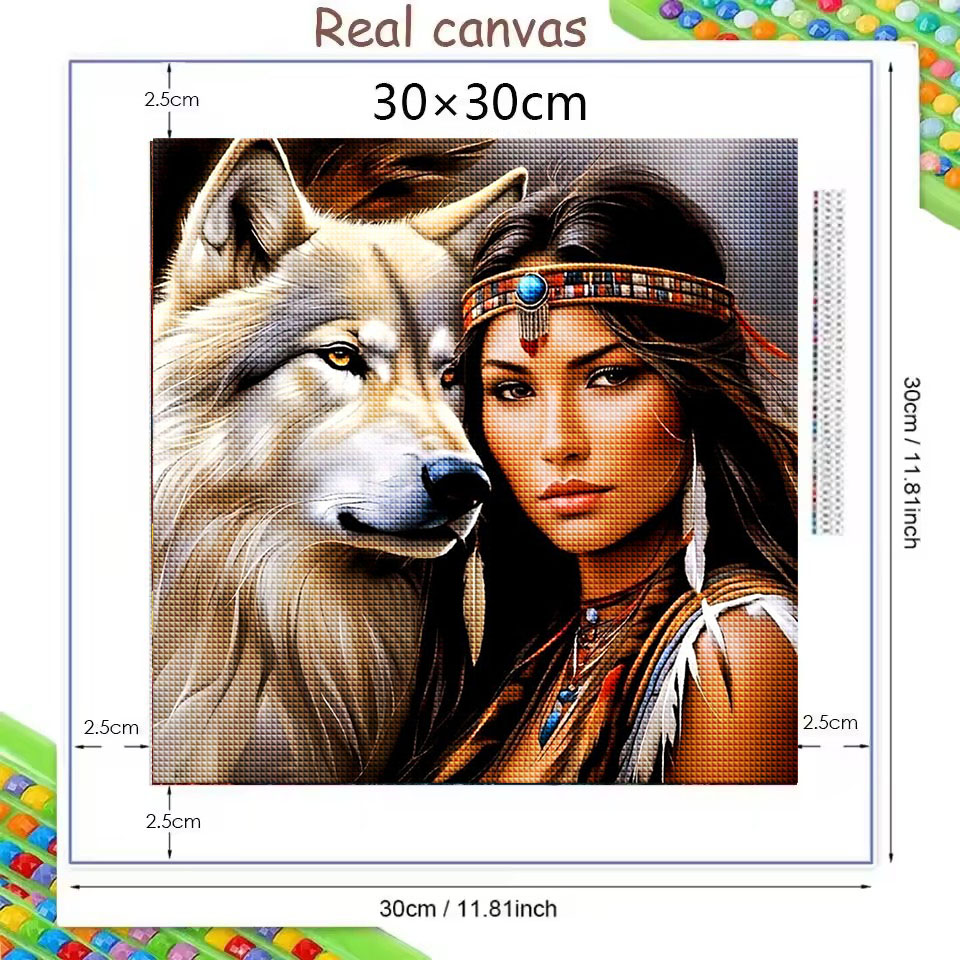 5D DIY diamantschilderij: vrou - Art Craft Lion recensie en prijs