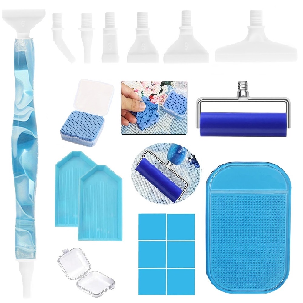 DIY diamant schilderij gereeds - Diamond Painting Kit recensie en prijs