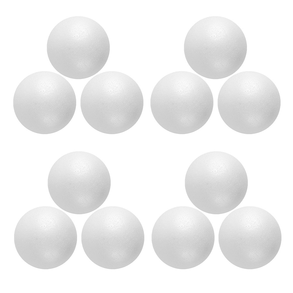 12 stuks schuimballen wit poly - Art Craft School recensie en prijs