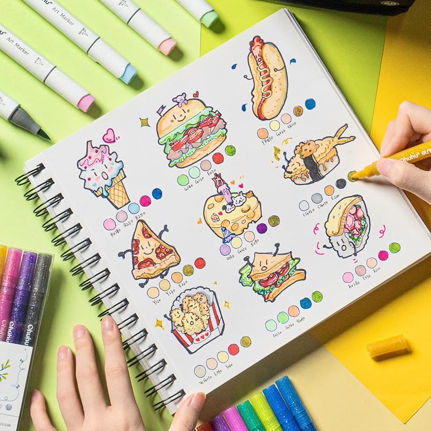 Ohuhu Honolulu B Marker Pen Se - Illustration Marker Set recensie en prijs