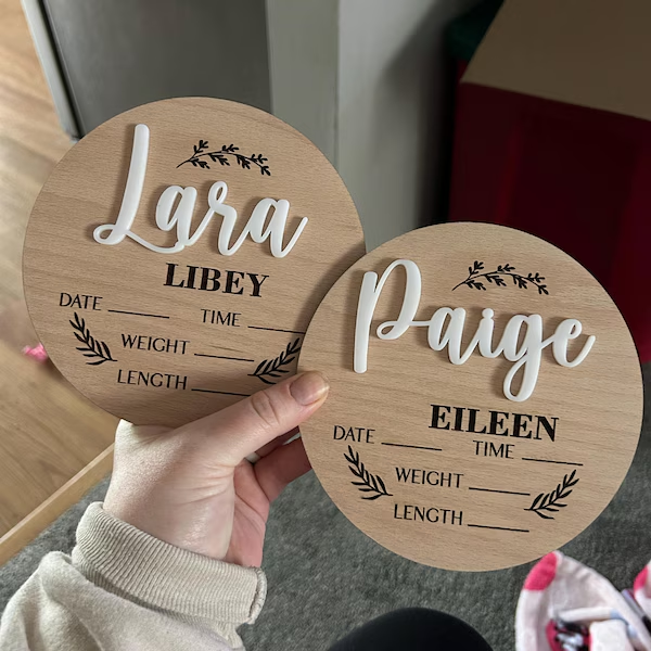 1Pc Aangepaste Baby Aankondigi - Art Craft Christmas recensie en prijs