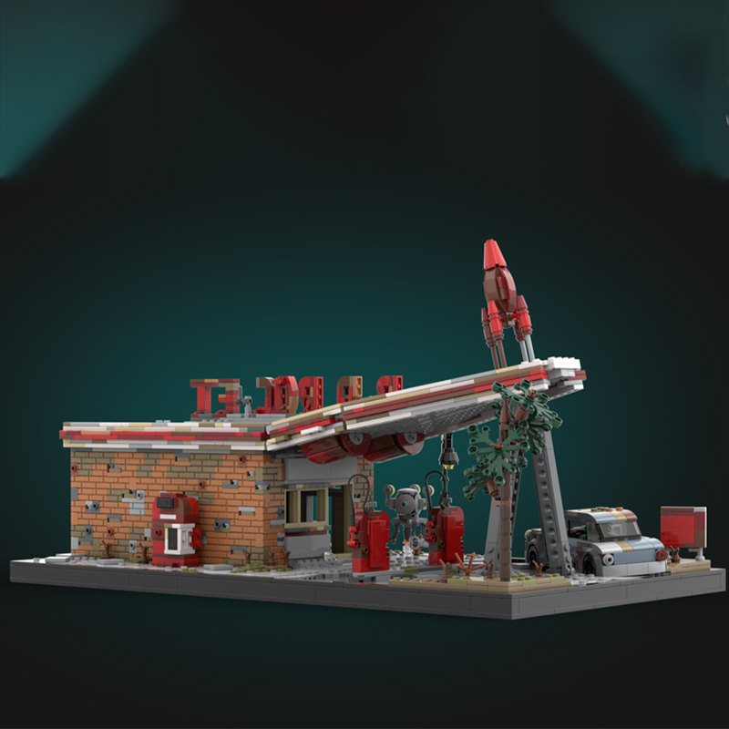 2168-delige MOC Red Rocket Fal - Art And Craft Rocket recensie en prijs