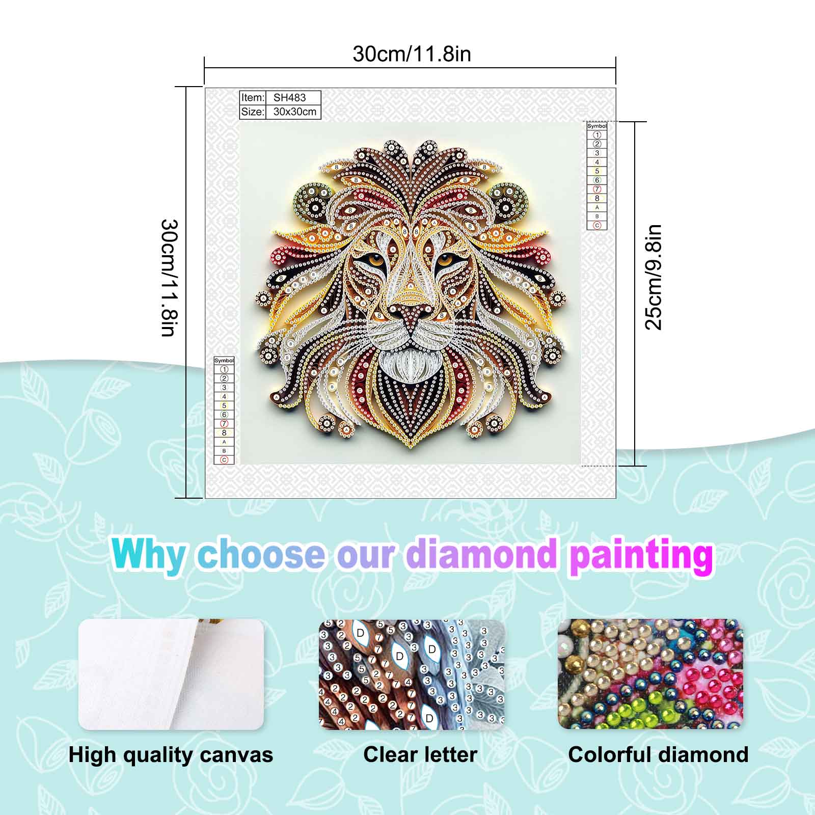 Speciale vorm Diamond Kits voo - Art Craft Lion recensie en prijs