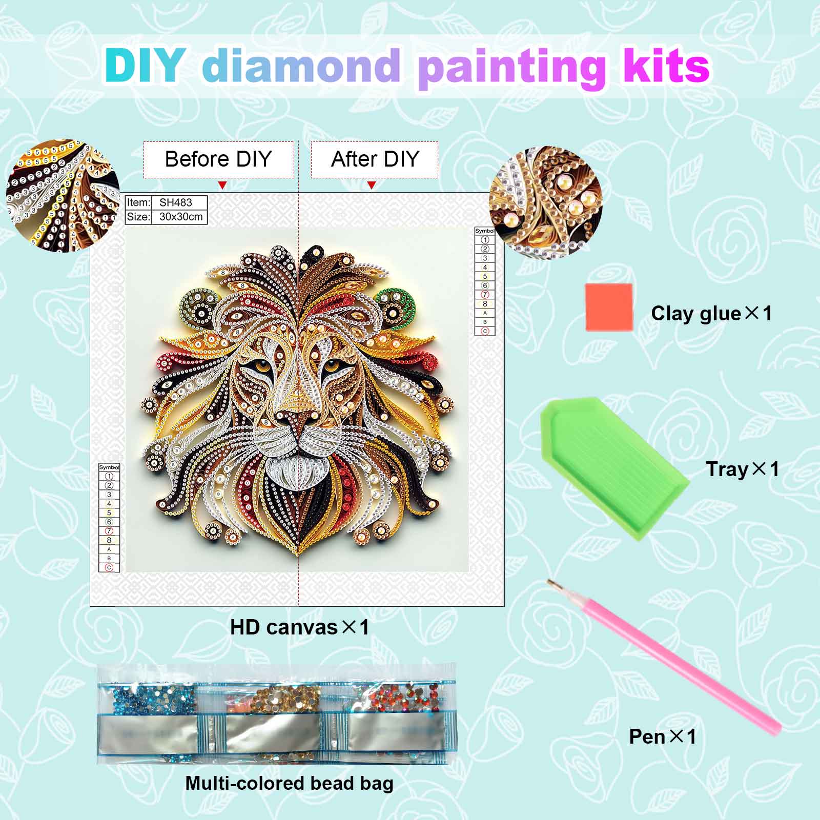 Speciale vorm Diamond Kits voo - Art Craft Lion recensie en prijs