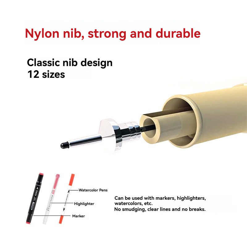 12 Tip Pigment Liner Micron In - Illustration Marker Set recensie en prijs