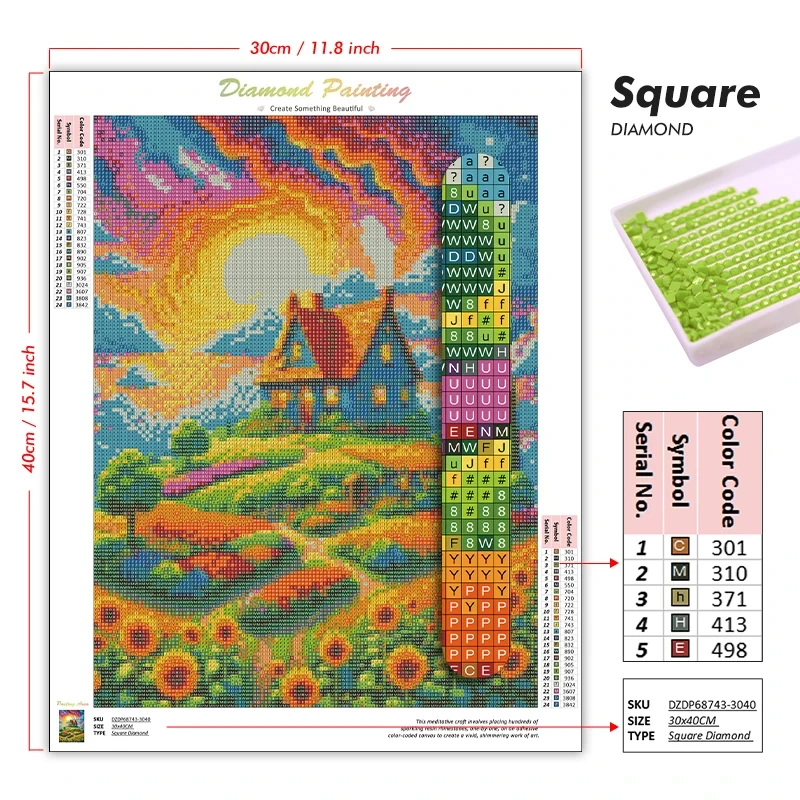5D DIY Diamant Schilderij Kit  - Art And Craft Sunglasses recensie en prijs