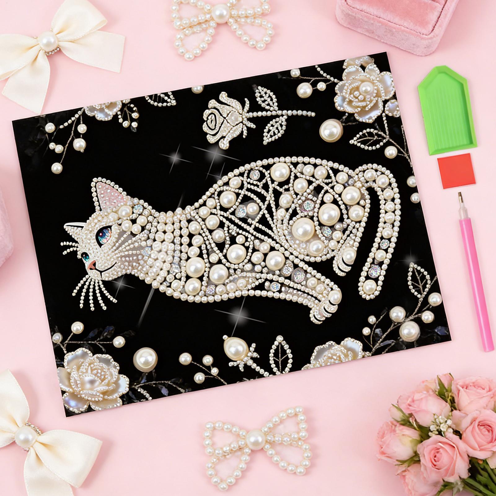 Kattenvormige parel schilderij - Art And Craft For Mother'S Day recensie en prijs