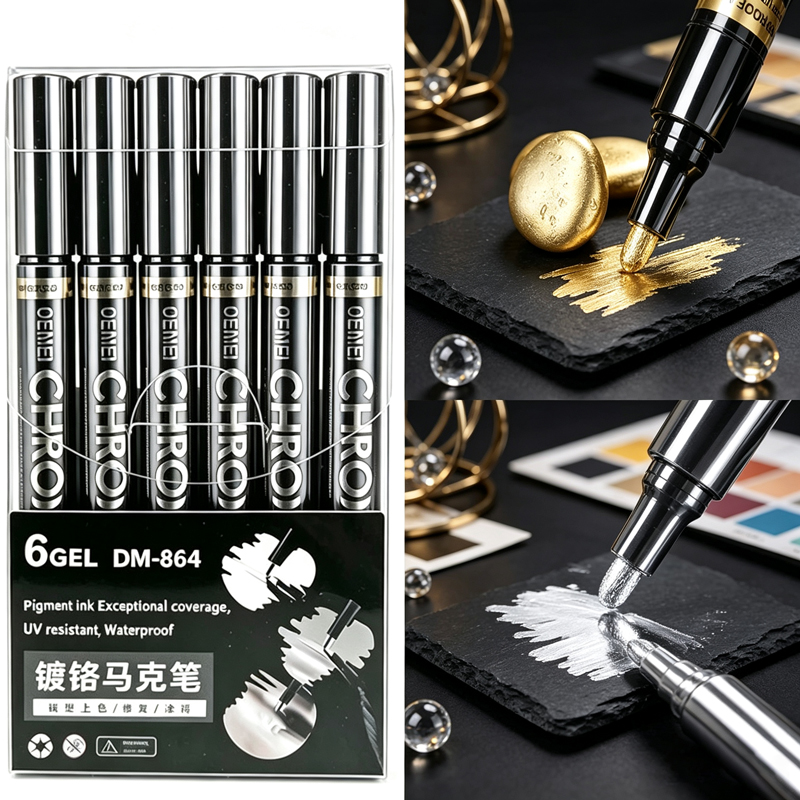 1/3/5/12 stuks chromen spiegel - Illustration Marker Set recensie en prijs