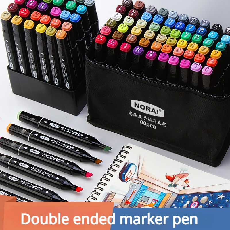 30/60 Kleurstiften Tweekoppige - Illustration Marker Set recensie en prijs