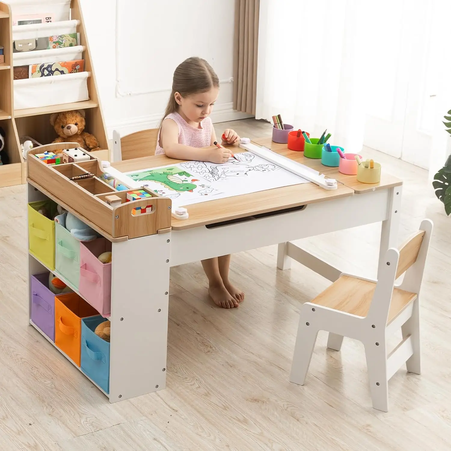 Kinderkunsttafel- en stoelense - Art X Craft recensie en prijs