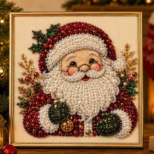 Kerst 3D Parelkunst DIY Kit Ke - Art And Craft For Xmas recensie en prijs