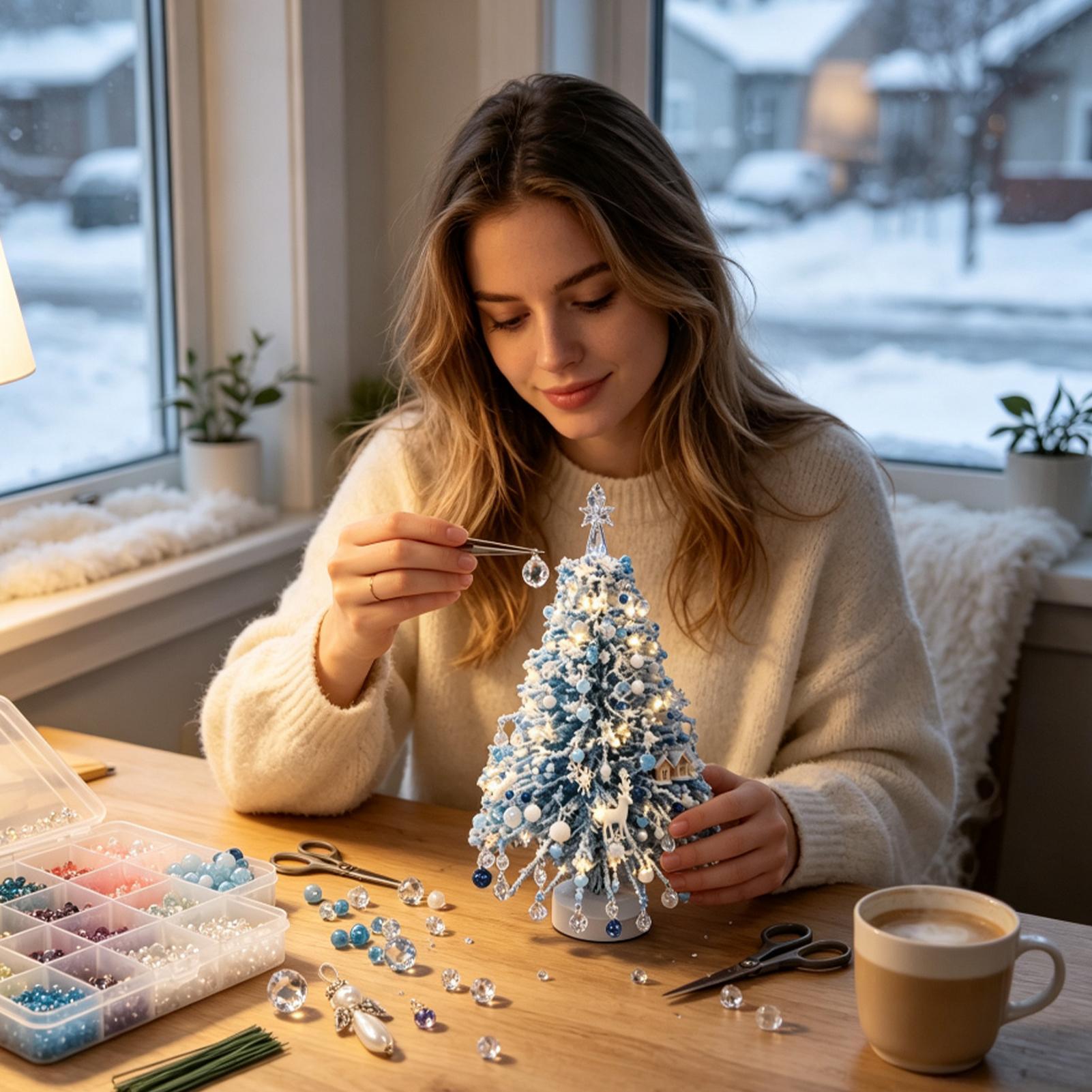 Kerstboom-kralenkunst Winterva - Art Craft Winter recensie en prijs