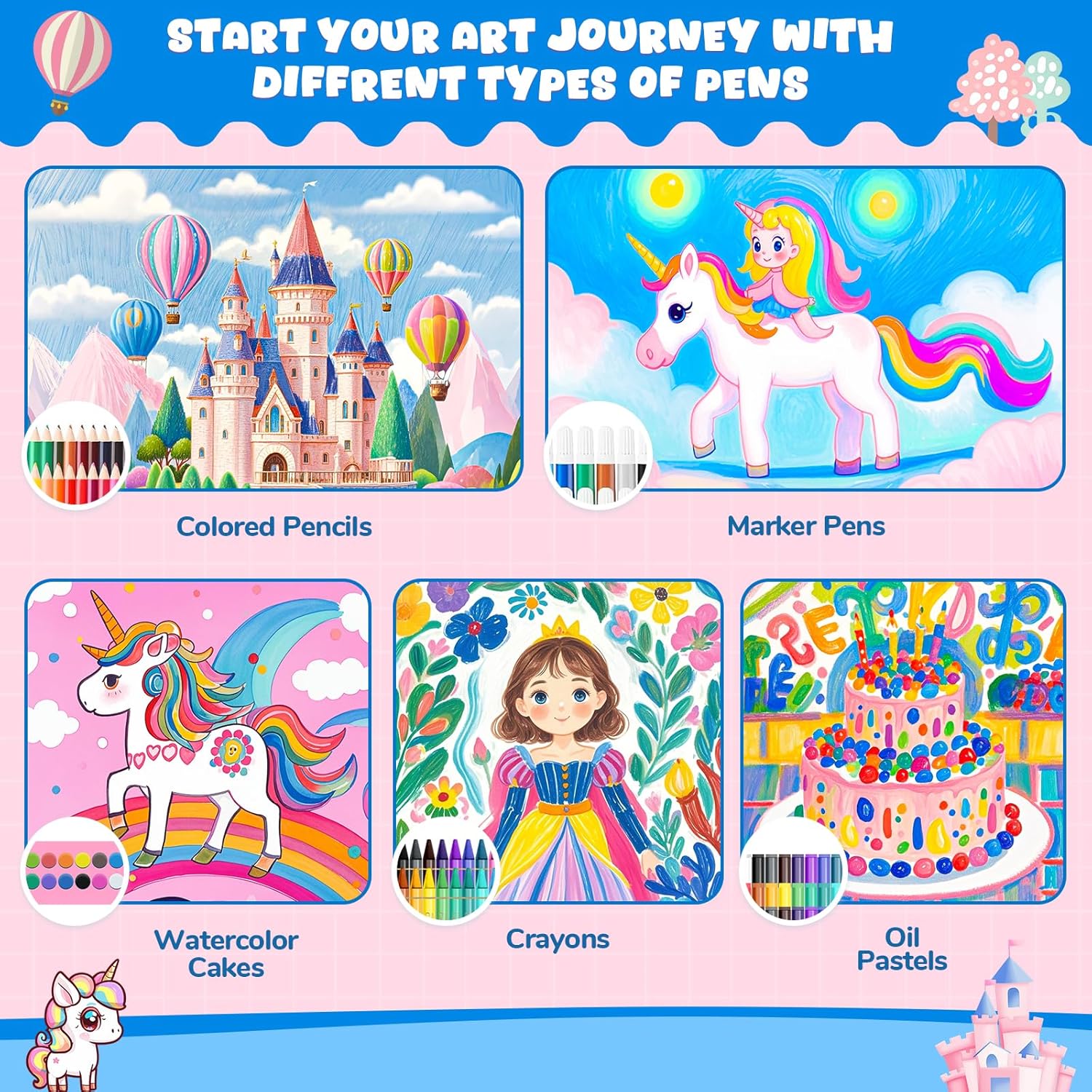 Kleurboekset voor kinderen, di - Illustration Marker Set recensie en prijs
