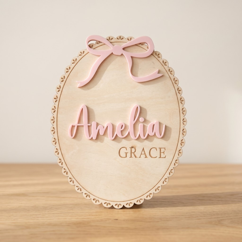 1Pc Custom Bow Lace Edge Baby  - Art Craft Christmas recensie en prijs