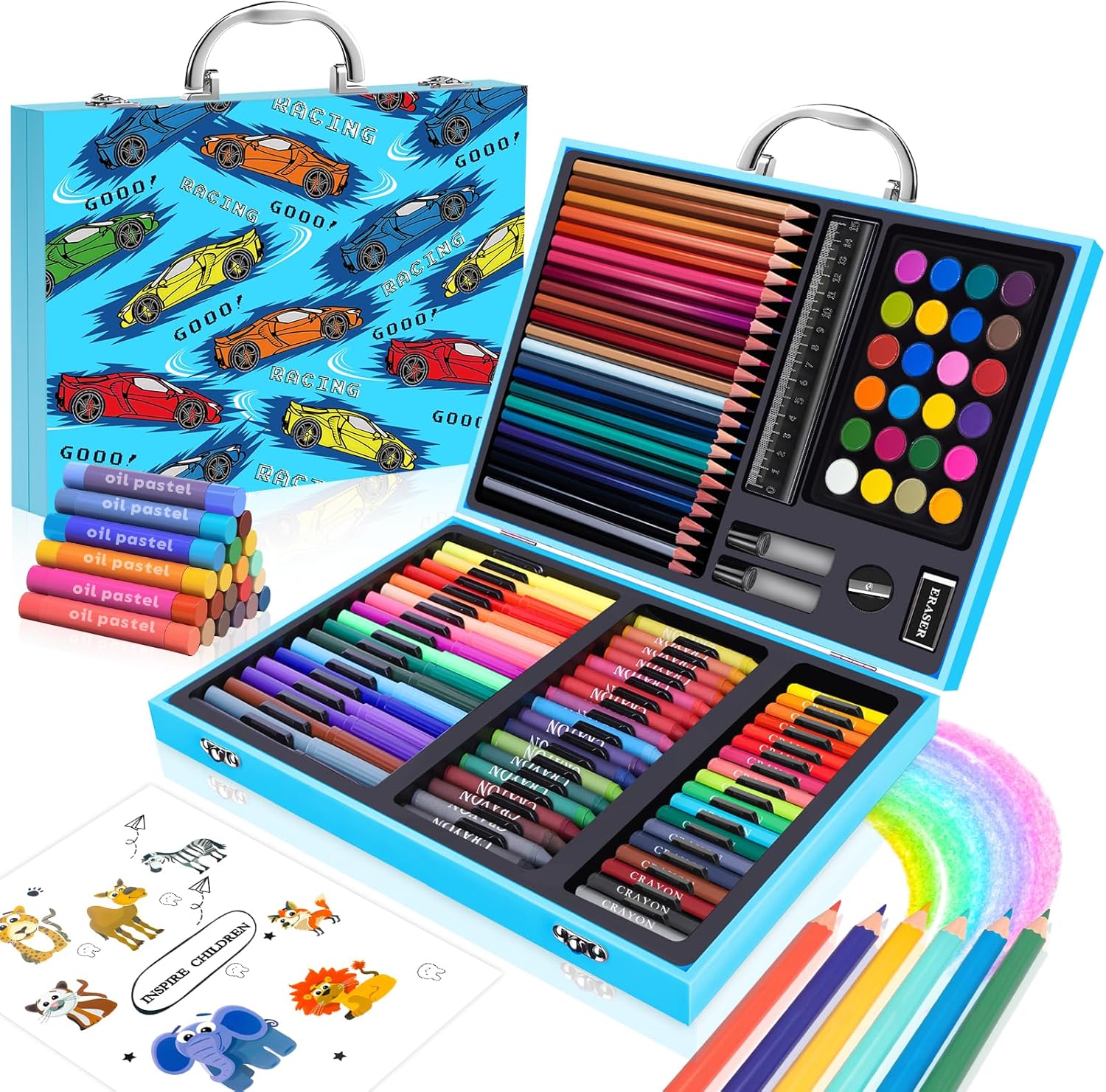 110-delige knutselset met kleu - Illustration Marker Set recensie en prijs