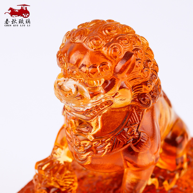 Gekleurd glazuur leeuwenzegel  - Art Craft Lion recensie en prijs