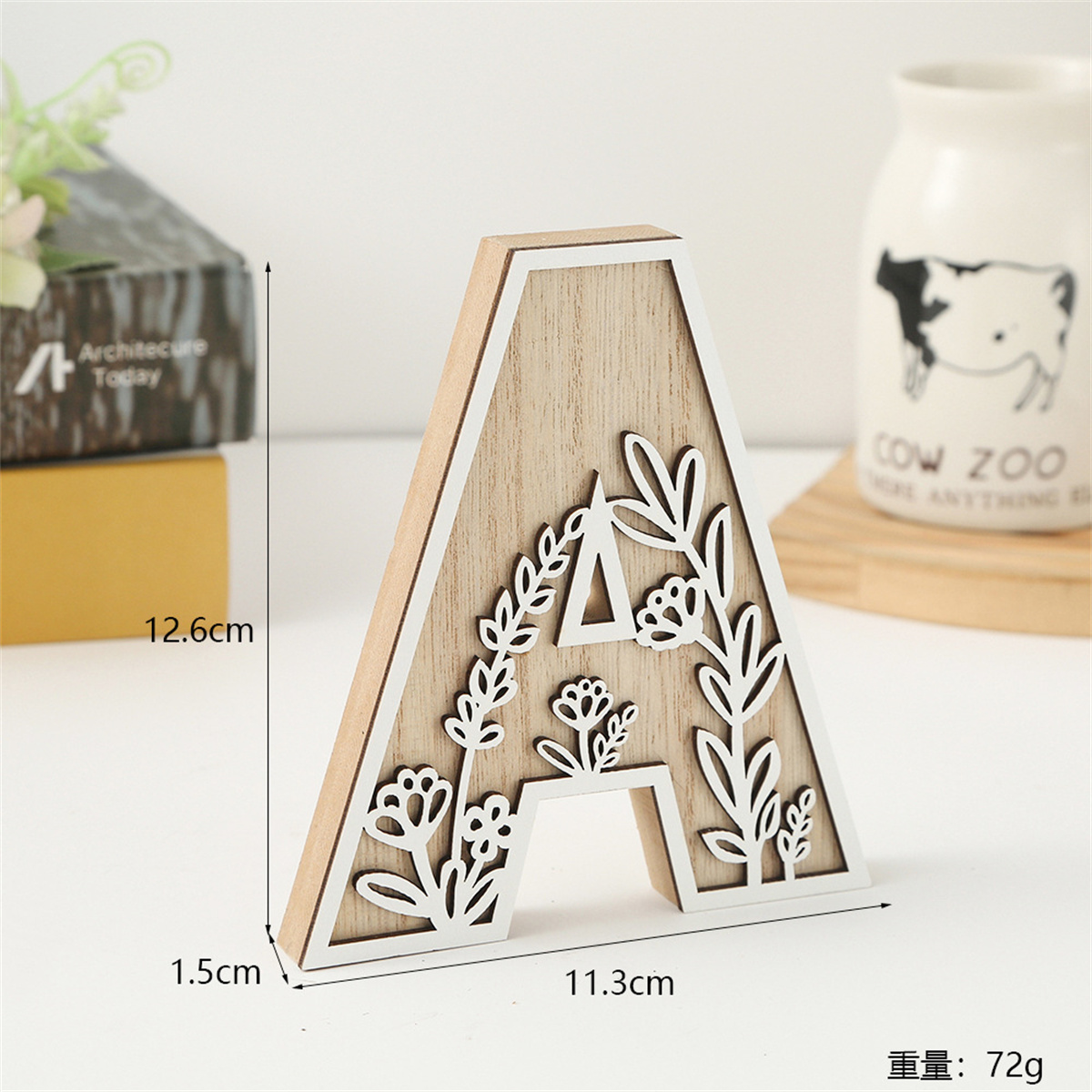 1 Stuks Ruw Hout Wit Graveren  - Art And Craft For Xmas recensie en prijs