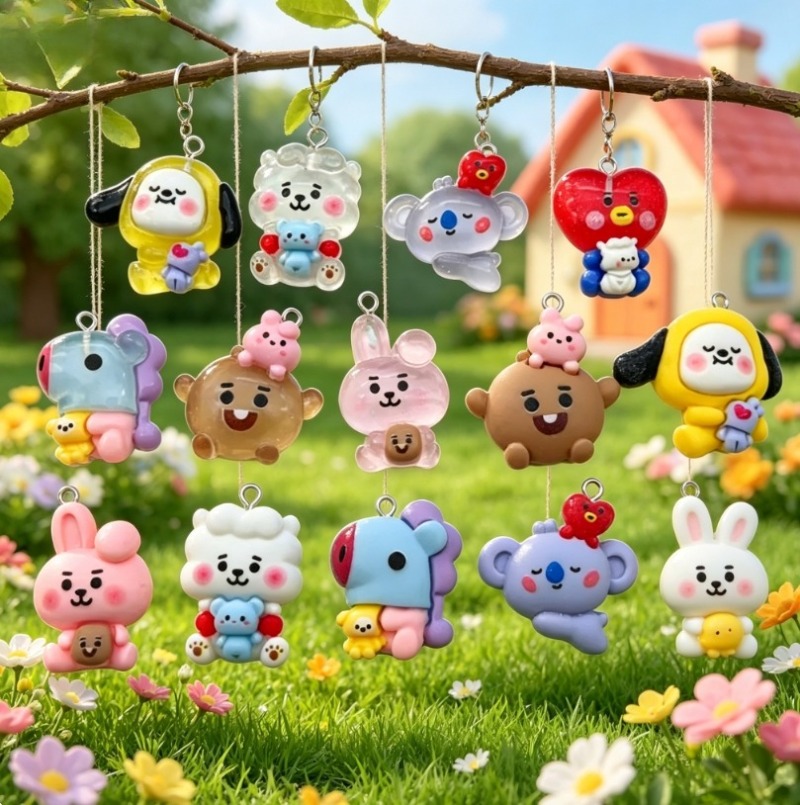 7 stks BT21 Hars Cartoon Charm - Art Craft Making recensie en prijs
