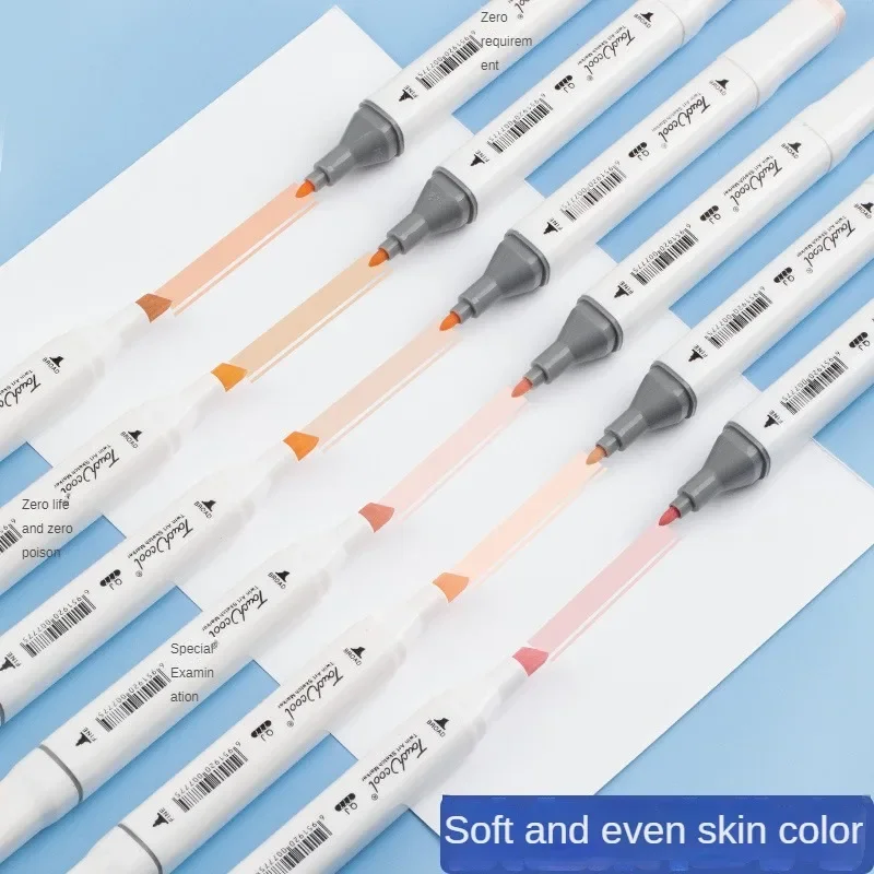 6/12/24/30 Kleuren Huidskleur  - Illustration Marker Set recensie en prijs