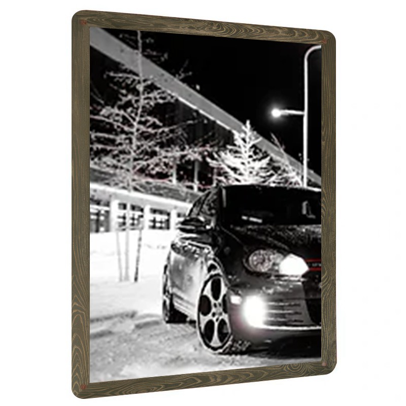 Winter Straat Auto Nachtzicht  - Art Craft Winter recensie en prijs