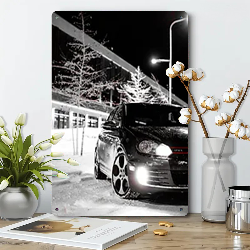 Winter Straat Auto Nachtzicht  - Art Craft Winter recensie en prijs
