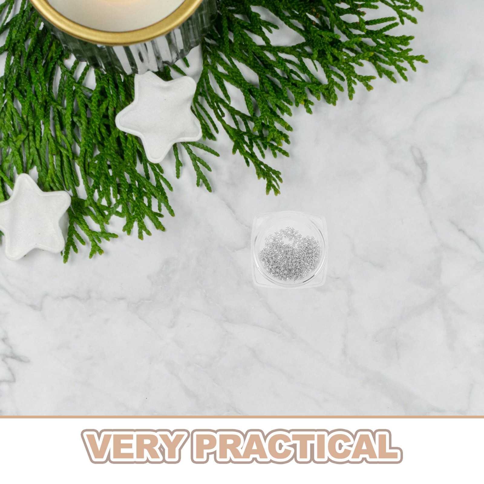 6 Doosjes Mini Sneeuwvlok Nage - Art Craft Winter recensie en prijs