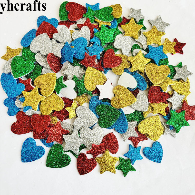 150 Stks/partij. Glitter Ster  - Art And Craft For Xmas recensie en prijs