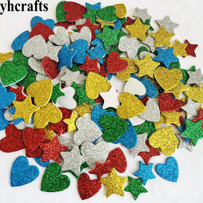 150 Stks/partij. Glitter Ster  - Art And Craft For Xmas recensie en prijs