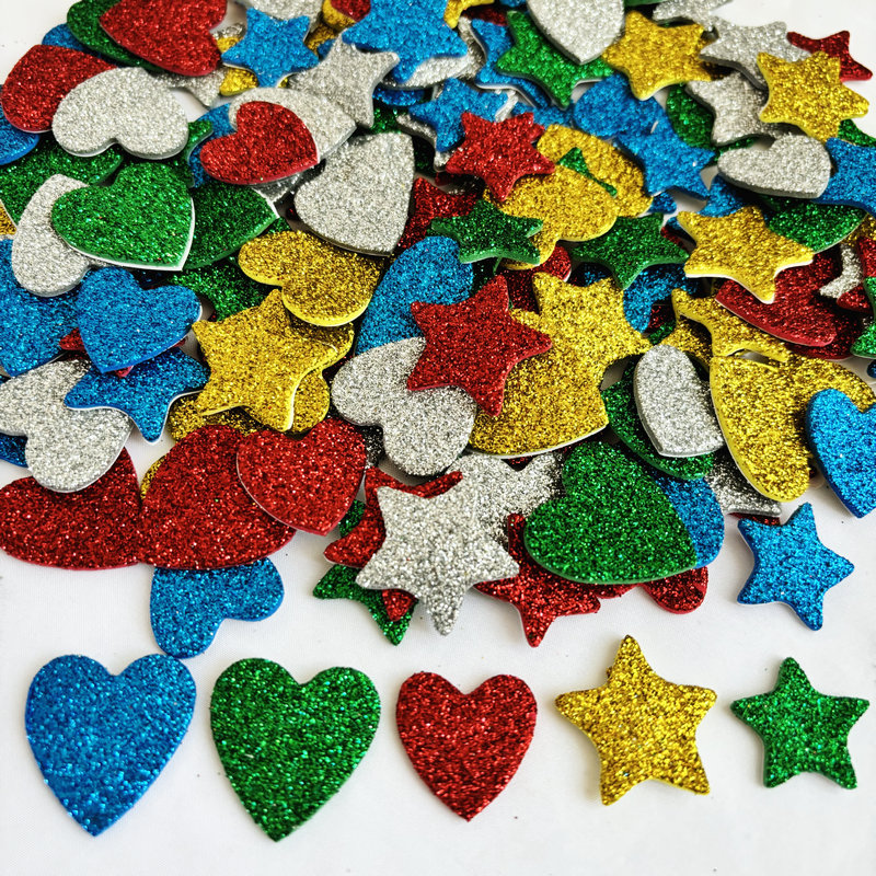 150 Stks/partij. Glitter Ster  - Art And Craft For Xmas recensie en prijs