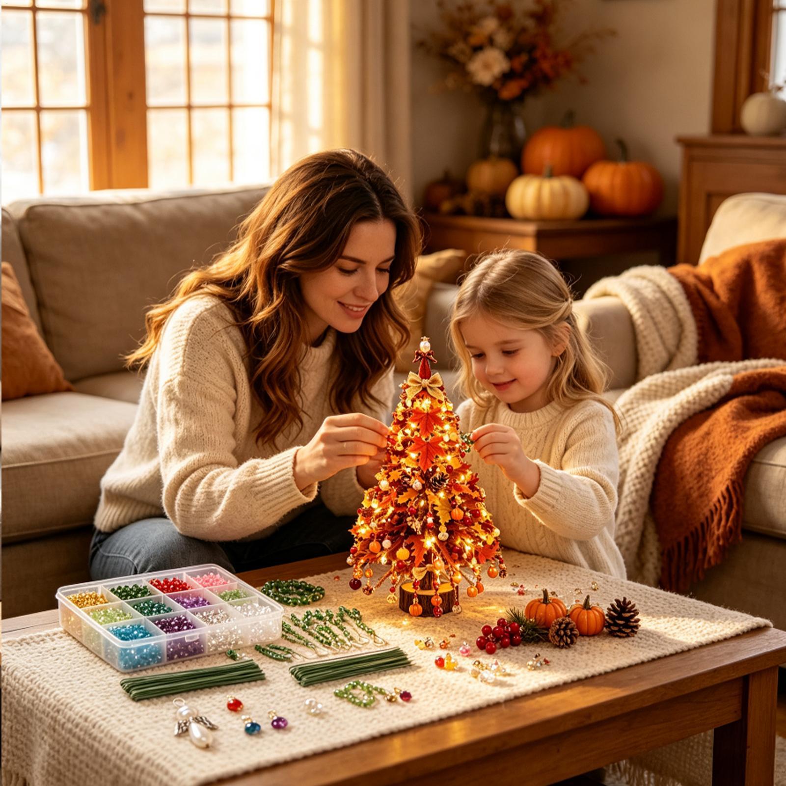 Kerstboomset met kralen, winte - Art Craft Winter recensie en prijs