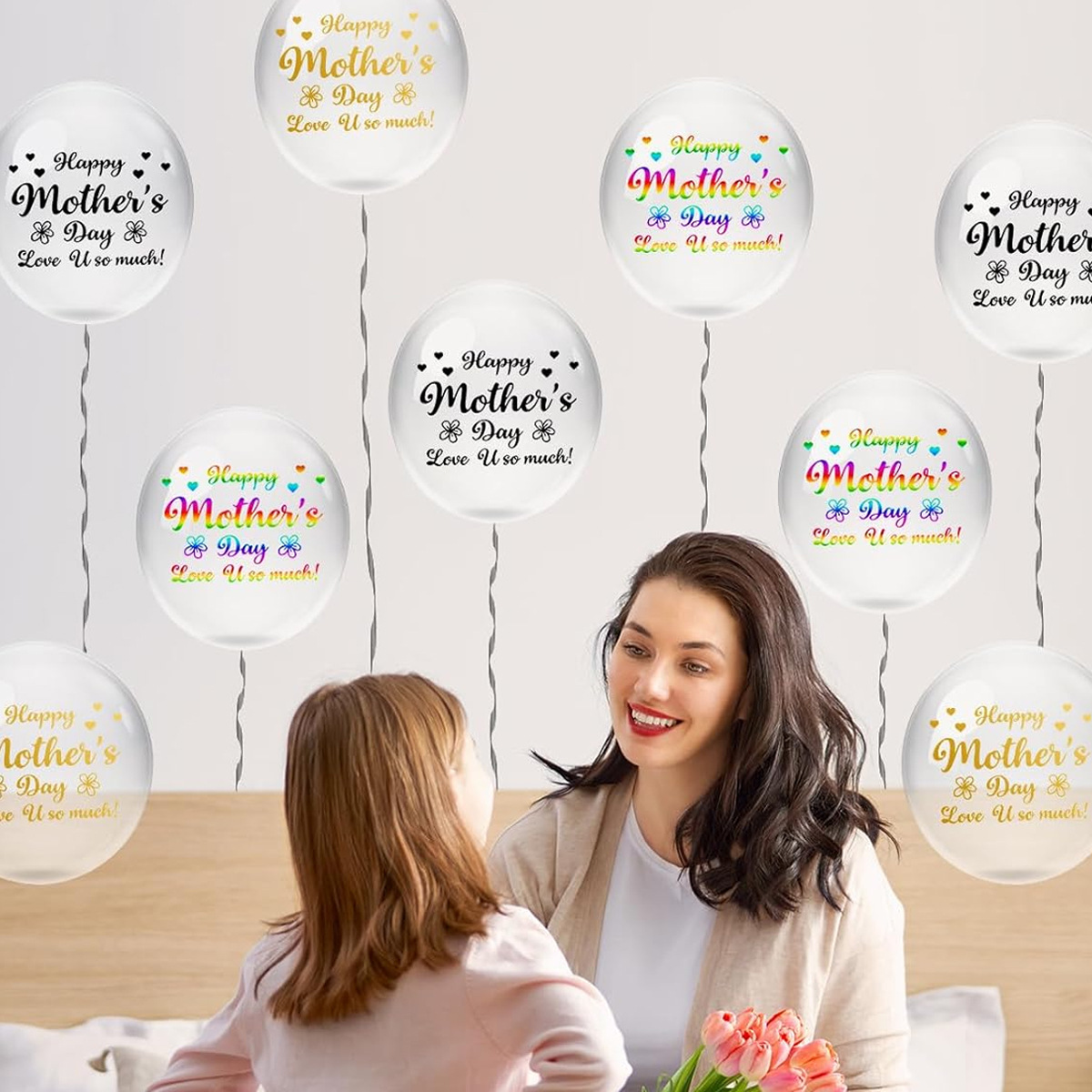 Moederdag feestballonstickers  - Art And Craft For Mother'S Day recensie en prijs