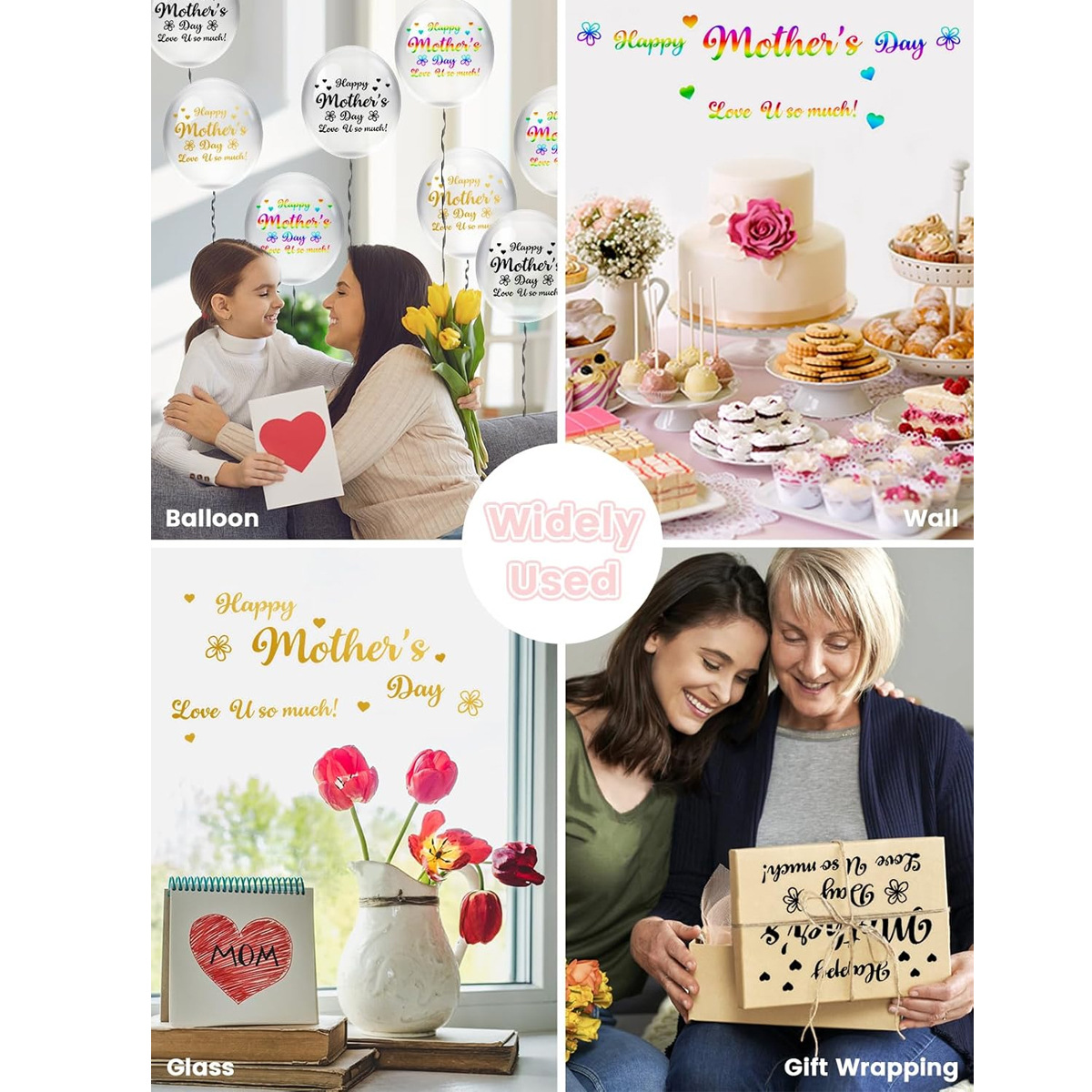 Moederdag feestballonstickers  - Art And Craft For Mother'S Day recensie en prijs